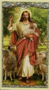 *Tarjeta Santa-(Laminada)-"Salmo 23...El Señor es mi Pastor..." +{L103}+ - Imagen 1 de 2