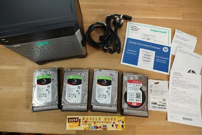 HP PROLIANT MicroServer Gen8 G1610T, 12GB, 32GB+8TB, iLO4  - OVP | TESTED | VG+ - Bild 1 von 4