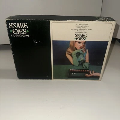 Vintage Snake Eyes A Casino Game 1968 Selchow & Righter Co. - Image 1 of 4