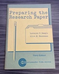Preparing the Research Paper by Lorraine Dangle Alice Haussman Third Ed 1963 - Picture 1 of 5