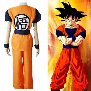 new Dragonball Z Son Goku Cosplay Party Costume 悟 Halloween Carnival Gift