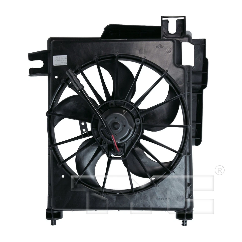 Conjunto de ventilador condensador de aire acondicionado TYC 610730 para 02-08 Dodge 1500 2500 3500 4000 Foto 1 de 4