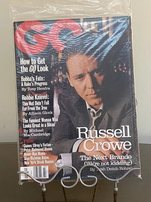 March 1999 GQ Magazine Russell Crowe-The Next Brando New Factory Sealed - Image 1 of 3