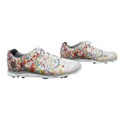 Zapatos de golf para mujer FootJoy emPOWER con cordones salpicaduras de pintura talla 10 Foto 1 de 4