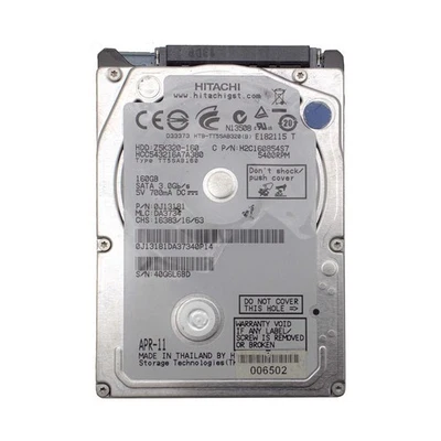 Hitachi Hard Disk 160GB Seagate SATA 2.5" HDD Notebook Laptop Disco - Image 1 of 3