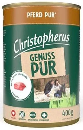 Christopherus Hundefutter Pur Pferd 400 g  Hundefutter - Bild 1 von 1