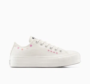 Converse W Chuck Taylor All Star Lift Floral Embroidery Sneakers A15008C US 3-11 - Picture 1 of 6