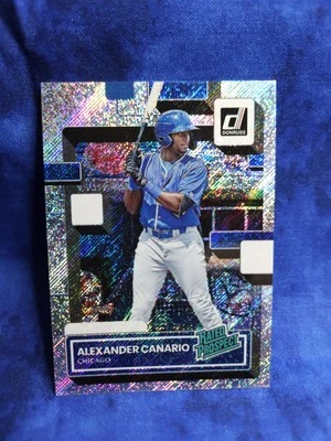 2022 Panini Donruss - Rated Prospect Alexander Canario #RP-12 Rapture (RC) - Image 1 of 3