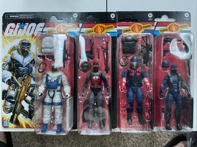 GI Joe CLASSIFIED Retro Cobra Army Builder Lot Viper Eel Snow Serpent Trooper - Image 1 of 4