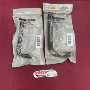 2Pc CRAFTSMAN METRIC 12 & 17 MM HEX KEY #46666 & 46667 USA - Picture 1 of 4
