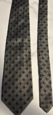 Corbata ROBERT TALBOTT Best of Class Nordstrom 100 % seda círculo plateado, diseño cuadrado Foto 1 de 4