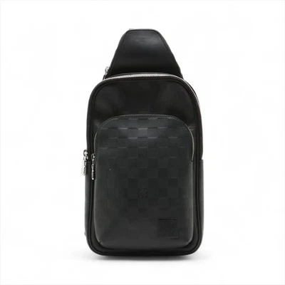 Bolso Bandolera Louis Vuitton Damier Infini Avenue N45303 Negro Hubo un Resp RFID Foto 1 de 4