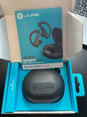 JLab JBuds Sport ANC 4 Bluetooth Earbuds  NEW OPEN BOX - Image 1 of 4