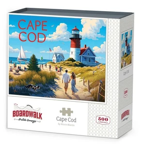 Cape Cod 500 Piece Jigsaw Puzzle Boardwalk New Finished Puzzle Size: 16 x 20 in - Picture 1 of 2