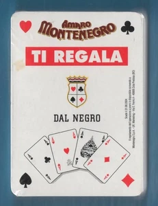 Playing Cards Carte da Gioco Poker Dal Negro Gadget  Amaro Montenegro New MA0038 - Picture 1 of 2