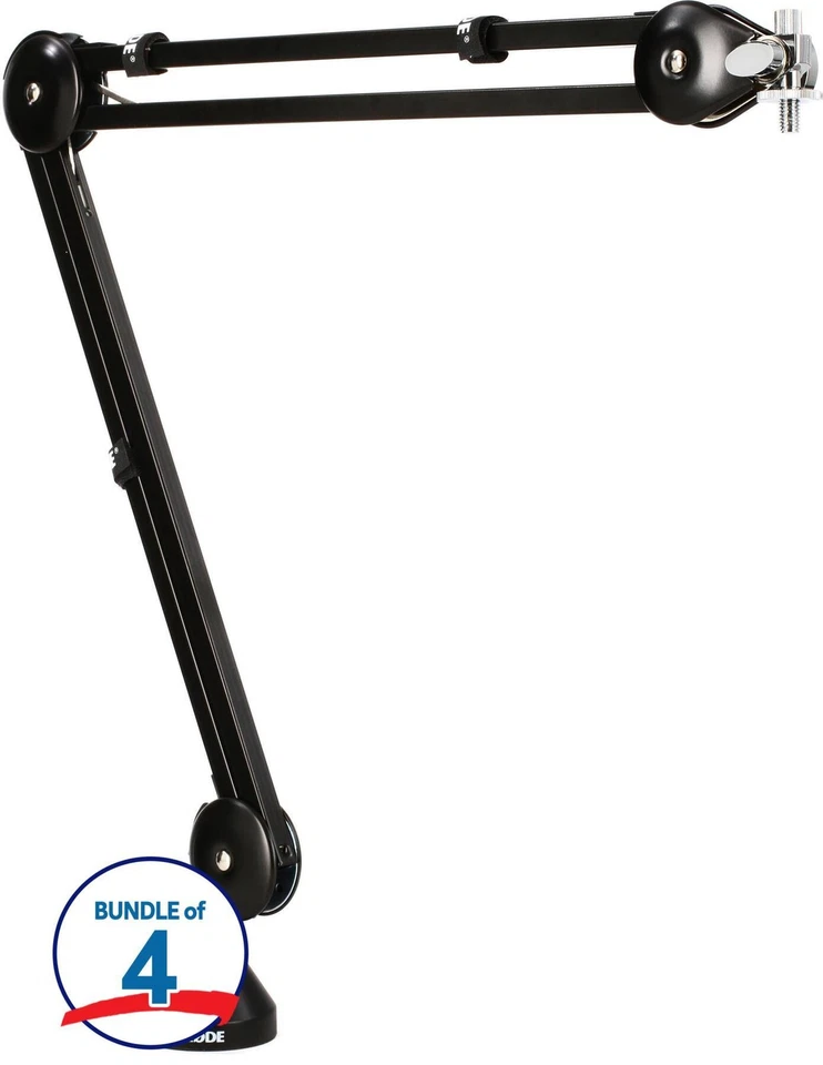 Rode PSA1 Desk-Mounted Broadcast Microphone Boom Arm 4-pack - Image 1 of 1