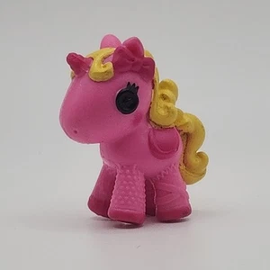 Lalaloopsy Tinies Sew Royal Castle Mini Figure PINK & YELLOW UNICORN 1.5" - Picture 1 of 4