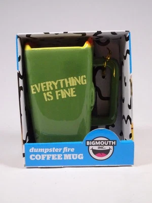 Big Mouth Dumpster Fire “Everything Is Fine” Coffee Mug - Image 1 of 4