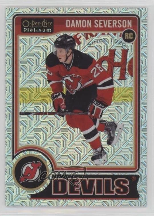 2014-15 O-Pee-Chee Platinum Traxx Damon Severson #191 Rookie RC - Image 1 of 2