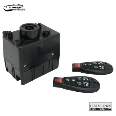 Wireless Ignition Module w/ Remote Key for Dodge Challenger Jeep Chrysler - Image 1 of 4