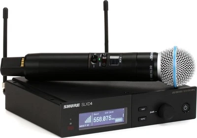 Shure SLXD24/B58 Wireless Microphone System with BETA58A Handheld Vocal Mic,... - Image 1 of 3