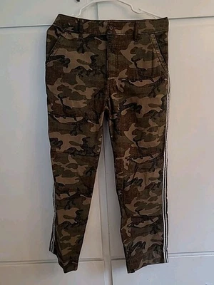 ABERCROMBIE & FITCH Women's Size 6 Annie High Rise Ankle Straight Camo Pants - Image 1 of 4