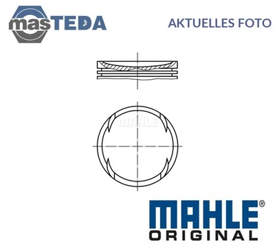 028 PI 00120 000 MOTOR KOLBEN MIT RINGEN MAHLE ORIGINAL FÜR SEAT IBIZA III - Image 1 of 4
