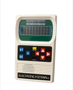 Vintage Mattel Handheld Electronic Football Game - Classic White Version Tested - Picture 1 of 2