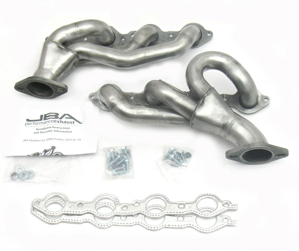 1811S - JBA Stainless Header 2008-2009 G8 6.0/6.2L LS 1 3/4" - Image 1 of 1