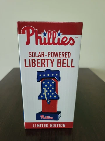 PHILLIES LIMITED EDITION SOLAR POWERED LIBERTY BELL NIB WORKING Cover