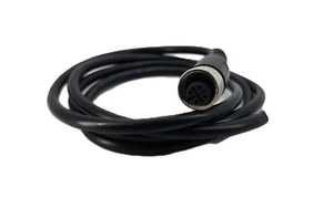 M12 CAVO INDUSTRIALE, 5 POS, FEMMINA, DRITTO, CODICE A, GIACCA PVC NERO, 2M - Foto 1 di 2