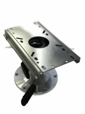 Pedestal de barco marino de aluminio ajustable Sport Master pulido 9"--11 pulgadas Foto 1 de 4