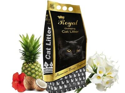 Premium Clumping Royal Cat Litter 10kg /20L, Hawaiian Breeze Scented, Anti-bac • 19.16£