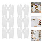  12 Pairs Mens Work Gloves Jewelry Inspection Gloves Cotton Gloves for Coin