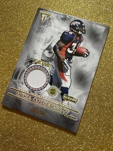 43/116 RARE 2001 PRIVATE ISSUE TITANIUM MIKE ANDERSON JERSEY POST SEASON ED C ST