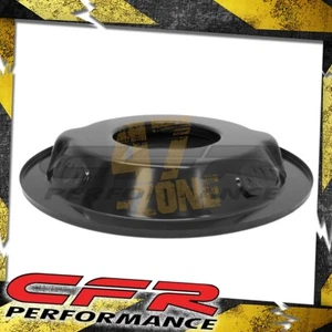 STEEL AIR CLEANER 14" ROUND 1-1/4" DROP RECESSED BASE - BLACK - Picture 1 of 1