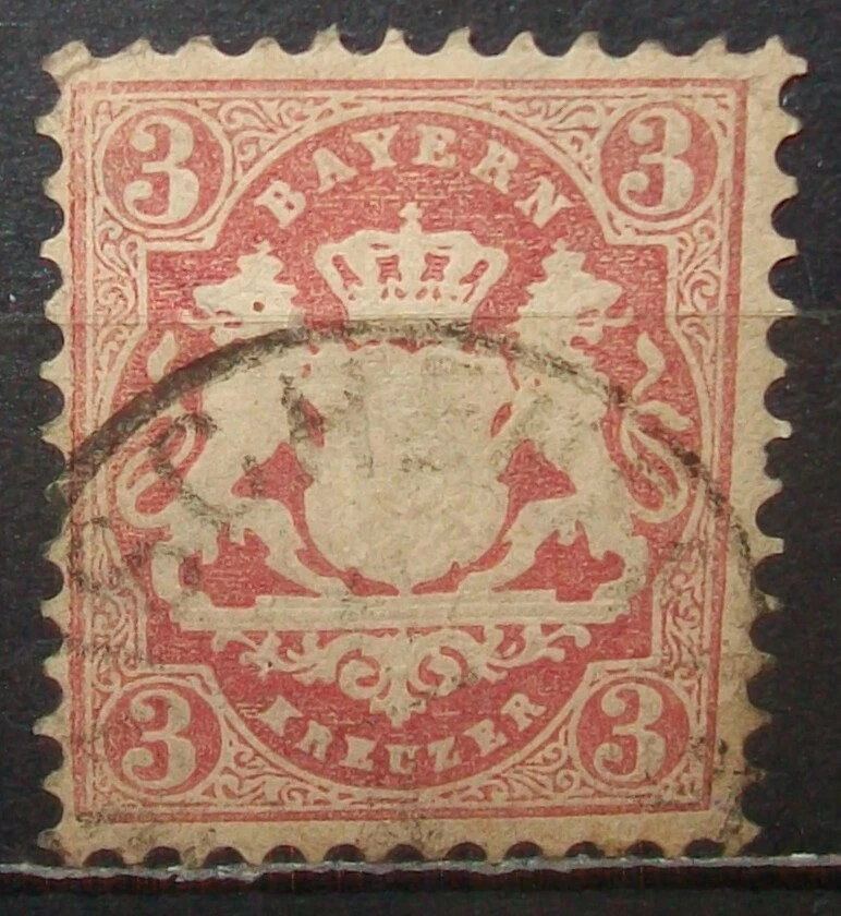 N°423K STAMP DEUTSCHES REICH BAYERN CANCELED Aus - Image 1 of 1