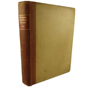 Limited edition 1905 facsimile of the 1532 The Works of Geoffrey Chaucer - Bild 1 von 15
