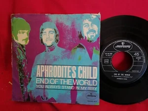 APHRODITE'S CHILD End of the world 45rpm 7" + PS 1969 ITALY EX+ - Imagen 1 de 2