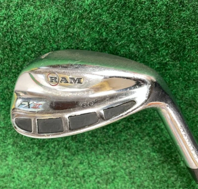 RAM FX II Power Sole 60˚ Lob Wedge LW RAM steel step shaft RH - Image 1 of 4