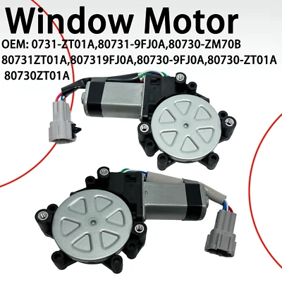 Left+Right Window Motor For Infiniti QX56 & Nissan Armada Pathfinder Titan Front - Image 1 of 4