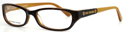 JUICY COUTURE JU111 0RD5 Tortoise Womens Oval Full Rim Eyeglasses 50-16-130 B:26 - Image 1 of 4