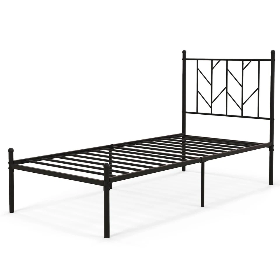 Costway 3ft Single Metal Bed Frame - Black