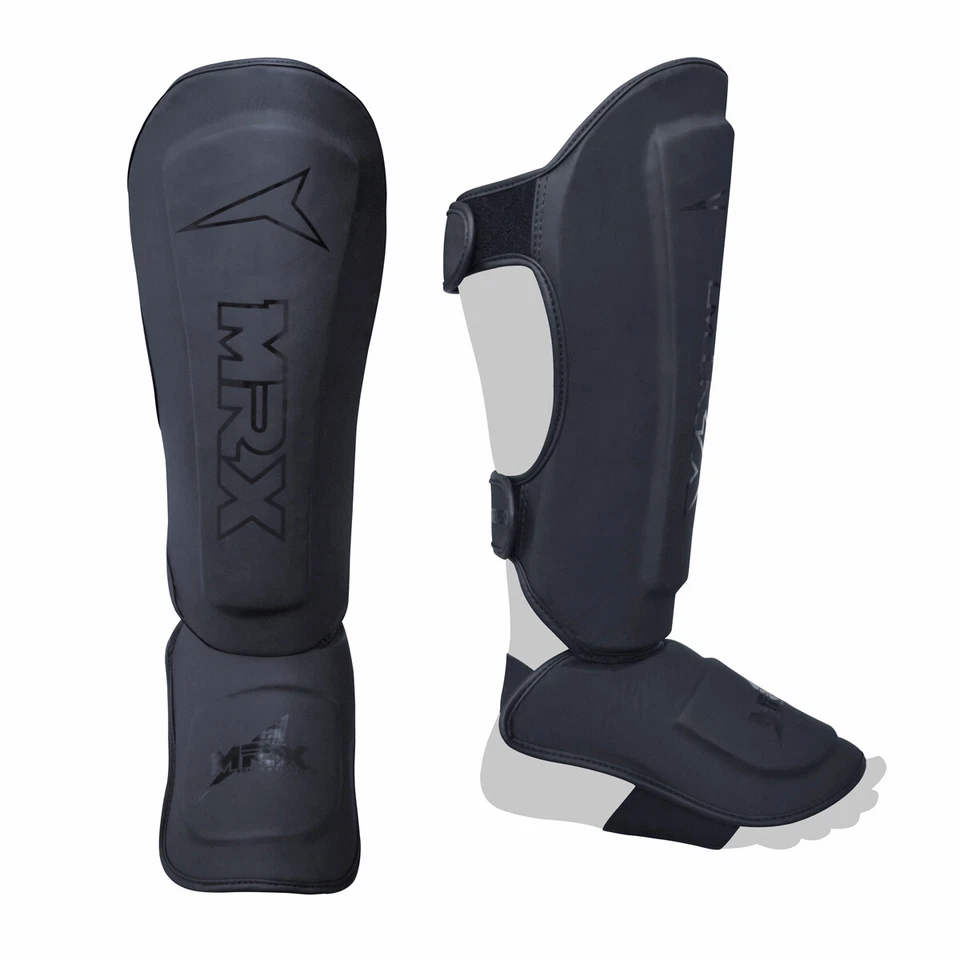 MRX MMA Muay Thai Kickboxing Entrenamiento Espinilleras Almohadillas para Boxeo Diseño en Relieve Foto 1 de 4