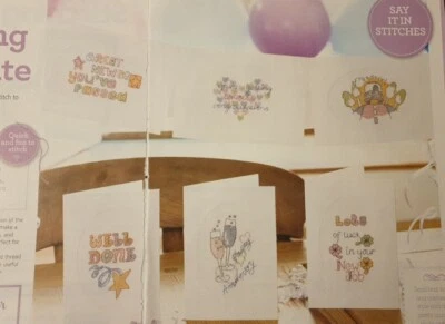 Cross Stitch Chart (From Magazine) - Cards - Celebratory - Image 1 of 3