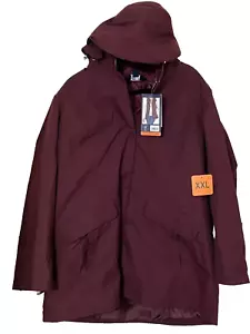 Lands' End Ladies' 3-in-1 Systems Jacket with Hood Maroon Women's Size XXL - Picture 1 of 13