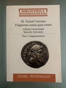 M. Terenti Varronis Fragmenta omnia quae extant 1 : Supplementum - Picture 1 of 4