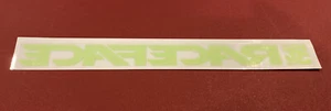 RACE FACE AUTHENTIC CAR WINDOW DECAL Adesivi 1 "x 8" STAMPA VERDE REVERSE - Foto 1 di 1