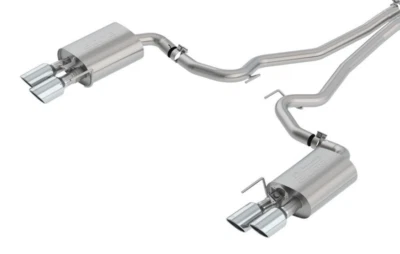 Выхлопная труба катализатора Borla Touring с закатанными наконечниками подходит для Ford Mustang GT 2018-2023 годов выпуска - Изображение 1 из 2