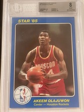Hakeem Olajuwon 1984-85 Star Court Kings #47 BGS-8 Short Print